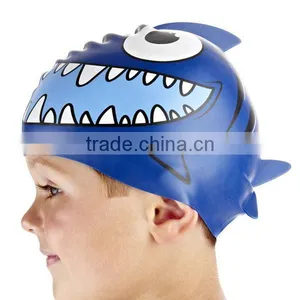 High Quality and Fashion Design Silicone Ear Waterproof Swim Caps thumbnail-6