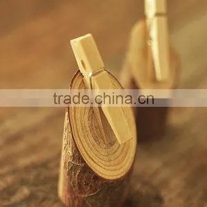 Round Wooden Stake Photo Clip thumbnail-2