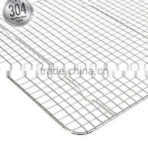 CoolingBake Wire Cooling Rack, Oven Safe - For Cooling or Baking - 100% Stainless Steel, 10" x 15" (Fits Jelly Roll Pan thumbnail-3