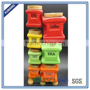 Jar Wholesale Unique Colorful Kitchen Ceramic Canisters Set Tea Container thumbnail-2