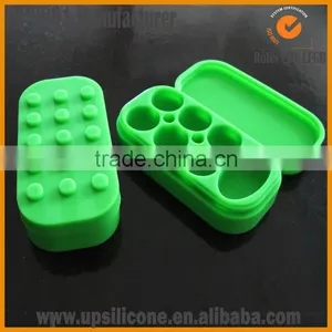 Renhesheng New Arrival 34ml 6+1 Wax Vaporizer Oil Dab Wax Container Food Grade Silicone Jars Dabs Wax thumbnail-1