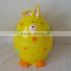 Ceramic Easter Rabbit Jar thumbnail-1
