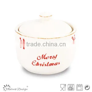 Ceramic Colorful Cute With Dot Sugar Pot thumbnail-4