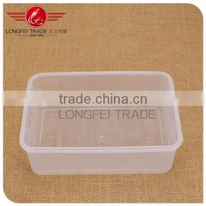 Hot Selling Rectangle Red Plastic Storage Box Set/Stackable Preserving Box thumbnail-4