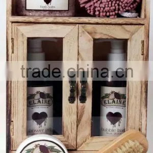6 PCS BATH SET W/WOODEN BOX thumbnail-1