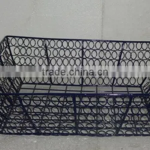 Blue Metal Basket thumbnail-1