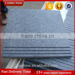 Flamed Surface Zimbabwe Black Grey G684 Granite Tiles With Antislip thumbnail-1