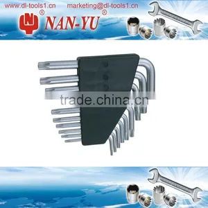 9PC Hollow Star Key Wrench Set Hand Tool thumbnail-1
