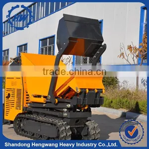 13 Hp Gasoline Tracked Power Barrow/Self-Loading Mini Dumper thumbnail-2