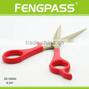 S3-1003G 6-3/4" Inch 2CR13 Stainless Steel Blade With ABS Handle Glod-plating Hair Cutting Salon Scissors thumbnail-3
