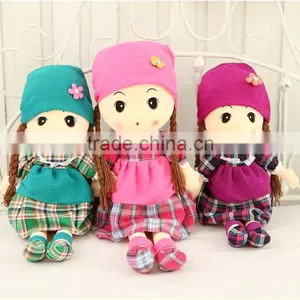 Stuffed Plush Custom Girl Doll Factory Wholesale Toy thumbnail-1