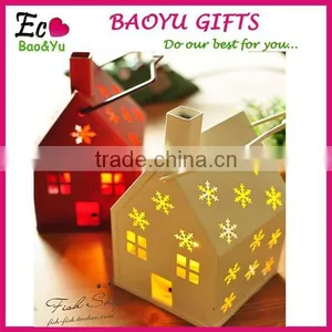 Christmas Gift Ideas House Candlestick Candlestick New Iron Lantern thumbnail-1
