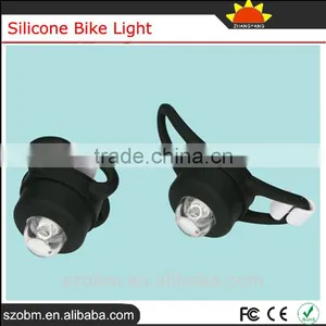 Multi-Color Bicycle Headlight Silicone Bike Light For Safety Travel thumbnail-2
