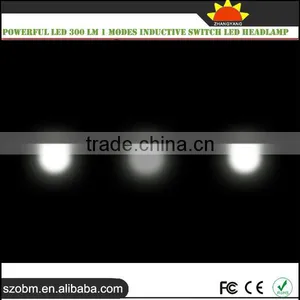 Powerful Led 300 Lm 1 Modes Inductive Switch Led Headlamp thumbnail-4