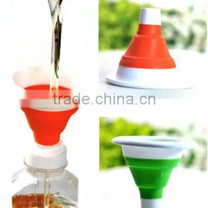 Silica Gel Practical Foldable Mini Funnel thumbnail-1