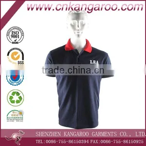 2016 Black Cotton Mens Polo Shirt thumbnail-2