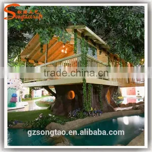China Manufacturer High-level Design Outdoor Artificial Tree House Prefab House thumbnail-4