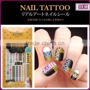 Joyme Hot Sale Colorful Printing Salon Supplies Water Transfer Sticker for Nail Art thumbnail-1