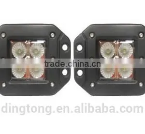 3" Cube Flush Mount LED Light ATV UTV Auto Parts Light 16w 20w Available thumbnail-2