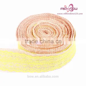 Wholesale Natural White Lace Trim Tape Jute Burlap Ribbon thumbnail-5