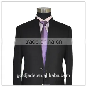 High Level Cutting Custom Tailored Wool Mens Business Suits thumbnail-4