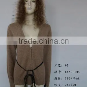 Cashmere Sweater---100% Pure Cashmere With Hat thumbnail-1