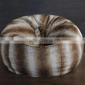 Faux Fur Chair Big Sofa Bed Adult Bean Bag 1 Chair Lounger thumbnail-1