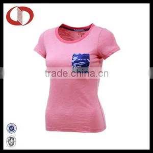 Short Sleeve Women t Shirt With Poctet thumbnail-1
