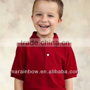 China Supplier Baby Clothes Customized ,top Quality Organic Cotton Youth Polo Shirt Wholesale thumbnail-1