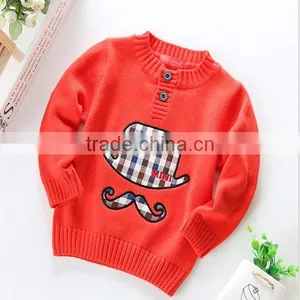 Baby Boys Cotton Sweaters 2015 Knitted Kids Pullover Sweater thumbnail-3