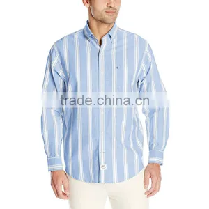 2016 Fashion Design Cotton Flannel Wholesale Striped Shirts thumbnail-3