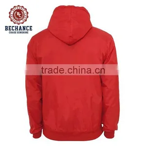 PQ289 Wholesale Supply Type OEM Service Red Windbreaker Jacket for Men thumbnail-2
