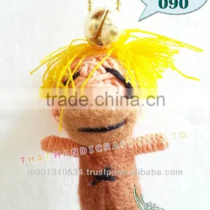 Handmade Keychains Keyrings Voodoo Doll String Accessories Bag Gifts thumbnail-1