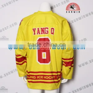 High Quality Team 2017 Sublimation Custom Hockey Jersey thumbnail-2