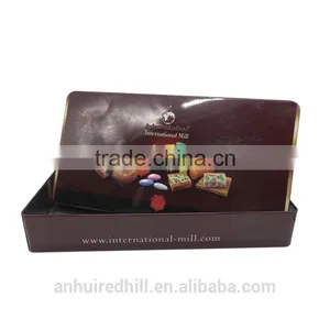 New Rectangular Exquisite Decorative Christmas Tin Box for Gift thumbnail-4