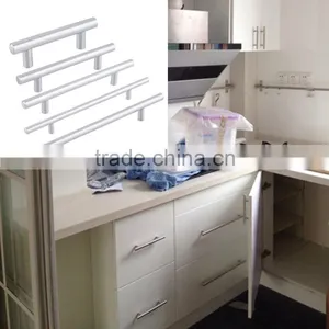 Probrico Diameter 12mm Hole Cebter 64mm~300mm Stainless Steel Kitchen Cabinet Door T Bar Knob Furniture Drawer Handles Pulls thumbnail-1