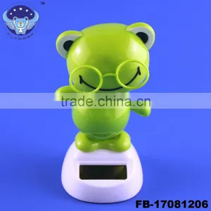Cute Frog Solar Powered Moving Dancing Figure Toy thumbnail-1