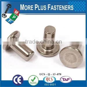 Made in Taiwan High Quality Rivet Copper Rivet Flat Head Rivet thumbnail-1