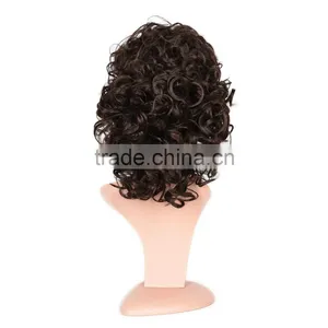 Large Stocks! Brown Short Male Wig, Short Dark Brown Cosplay Hair Wig, Fashion Spiky Hair Wigs thumbnail-4