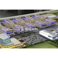Miniature Commercial Building Model Making for Auto Mall thumbnail-2