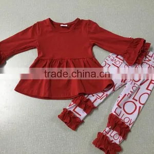 2017 Spring Baby Girls Outfit Yellow Top and Icing Pants Kids Clothing Western Girls Outfit thumbnail-5