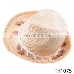 Wholesale Women Summer Beach Fedora Raffia Straw Supreme Hats thumbnail-1