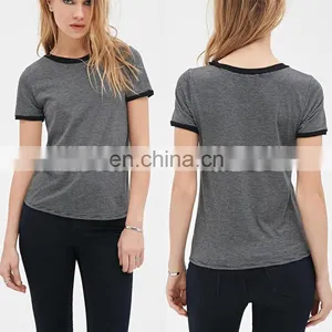 Ladies Round Neck Cheap India Wholesale Clothing Factory thumbnail-1