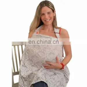 100% Cotton Breathable Breastfeeding Nursing Cover thumbnail-1
