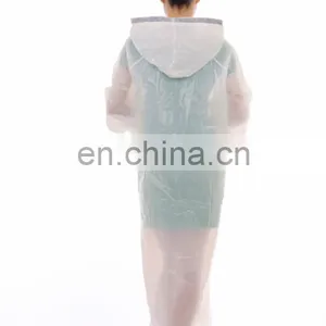Clear Cheap Disposable Waterproof Plastic Raincoats thumbnail-4