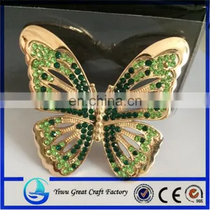 Metal Butterfly Rhinestone Brooch thumbnail-2