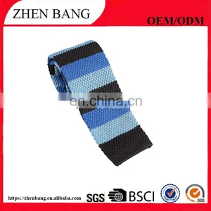 2017 OEM Wool 5 cm Square Men Knitted Neck Tie thumbnail-4
