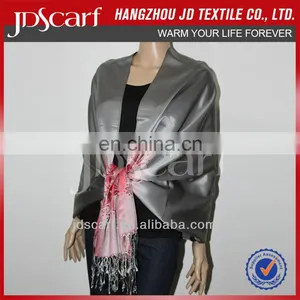 Quality Silk Fabrics for Scarves JDS-131# Elegant Luster and Soft Silk Fabric Scarves thumbnail-2