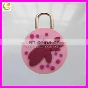 Hot Design Silicone Zipper Pull From Factory, Zipper Pvc Clothes Zipper Slider for Bags thumbnail-2