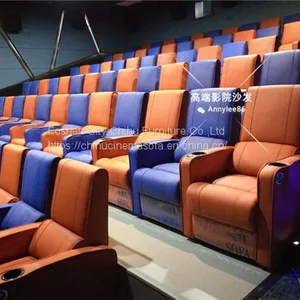 Modern Design CHIHU Hot Sale Leather Reclining Cinema Sofa,Cinema Hall High End Movie Theater Chair thumbnail-3